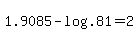 1.9085+-+log%28.81%29+=+2
