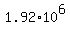 1.92%2A10%5E6