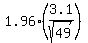 1.96%283.1%2Fsqrt%2849%29%29%29
