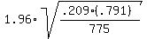 1.96%2Asqrt%28%28.209%28.791%29%29%2F775%29