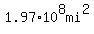 1.97%2A10%5E8mi%5E2