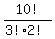 10%21%2F%283%212%21%29