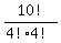 10%21%2F%284%21%2A4%21%29