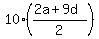 10%28%282a%2B9d%29%2F2%29
