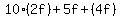 10%282f%29%2B5f%2B%284f%29