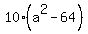 10%28a%5E2-64%29