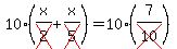 10%28x%2Fcross%282%29%2Bx%2Fcross%285%29%29=10%287%2Fcross%2810%29%29