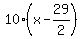 10%28x+-+29%2F2%29