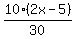 10%2A%282x-5%29%2F30