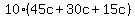 10%2A%2845c+%2B+30c+%2B+15c%29