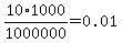 10%2A1000%2F1000000=0.01