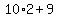 10%2A2+%2B+9