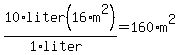10%2Aliter%2816%2Am%5E2%29%2F%281%2Aliter%29=160%2Am%5E2