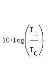 10%2Alog%28%28I%5B1%5D%2FI%5B0%5D%29%29