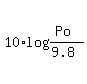 10%2Alog%28%28Po%29%2F%289.8%29%29
