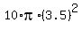 10%2Api%2A%283.5%29%5E2