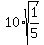 10%2Asqrt%281%2F5%29