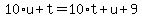 10%2Au%2Bt=10%2At%2Bu%2B9