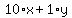 10%2Ax%2B1%2Ay
