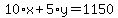 10%2Ax%2B5%2Ay=1150