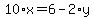 10%2Ax=6-2%2Ay