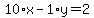 10%2Ax-1%2Ay=2
