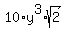 10%2Ay%5E3%2Asqrt%282%29