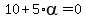 10%2B5%2Aalpha=0