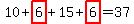 10%2Bhighlight%286%29%2B15%2Bhighlight%286%29=37