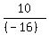 10%2F%28%28-16%29%29