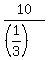 10%2F%28%281%2F3%29%29