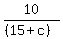 10%2F%28%2815%2Bc%29%29