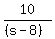 10%2F%28%28s-8%29%29
