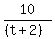 10%2F%28%28t%2B2%29%29