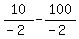 10%2F%28-2%29+-+100%2F%28-2%29
