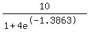 10%2F%281%2B4e%5E-1.3863%29
