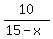 10%2F%2815-x%29