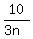 10%2F%283n%29