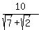 10%2F%28sqrt%287%29%2Bsqrt%282%29%29