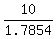 10%2F1.7854