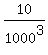 10%2F1000%5E3%29