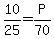 10%2F25+=+P%2F70