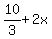 10%2F3%2B2x