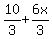 10%2F3%2B6x%2F3