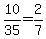 10%2F35+=+2%2F7