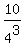 10%2F4%5E3