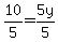 10%2F5=5y%2F5