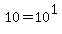 10=10%5E1
