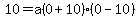 10=a%280%2B10%29%280-10%29