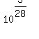 10%5E%283%2F28%29
